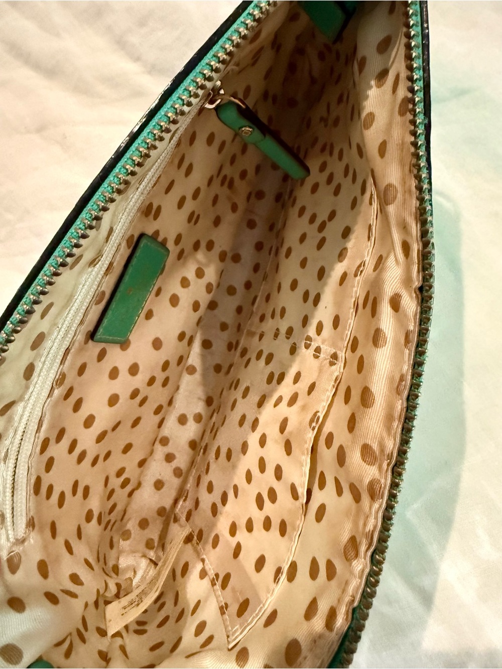 kate spade Turquoise Leather Wristlet Clutch - Picture 3 of 4